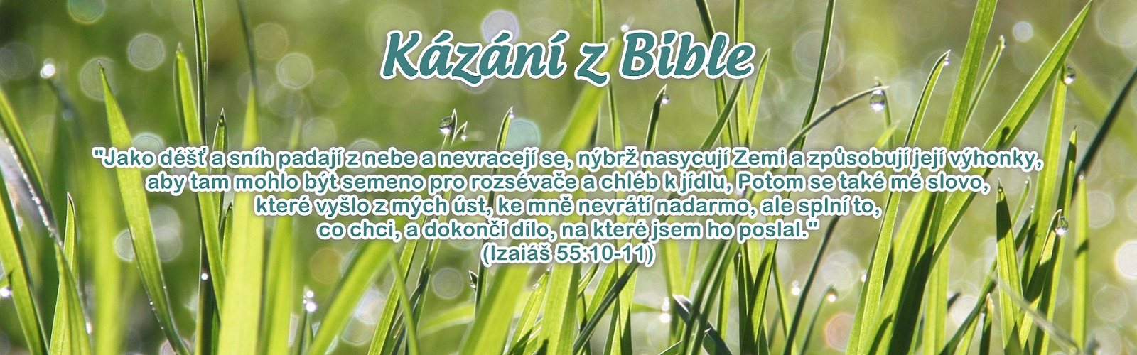 Kázání z Bible